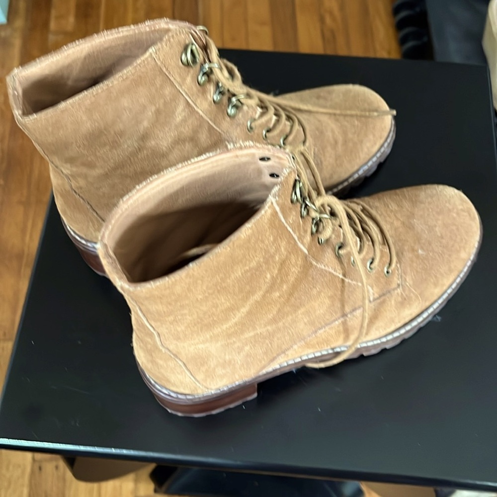 Madewell suede booties 8M